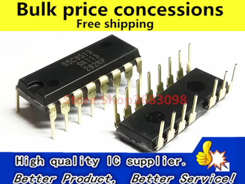 Бесплатная доставка 10 шт./лот SSC9513 SC9513 9513 DIP 16 Новый ic|Запасные части| |