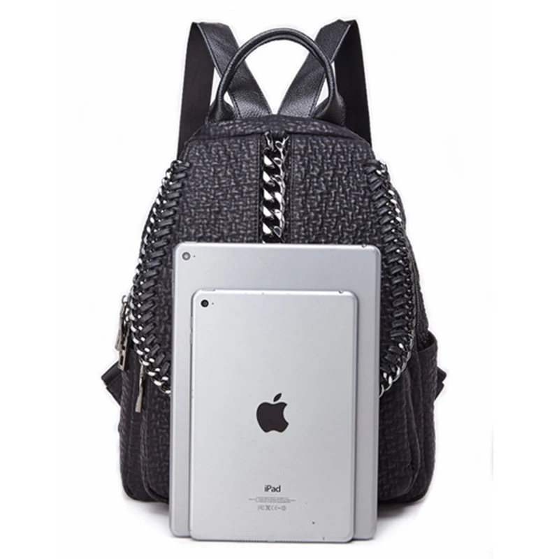 Рюкзак SUDS из искусственной кожи Женский брендовый винтажный дорожный ранец с