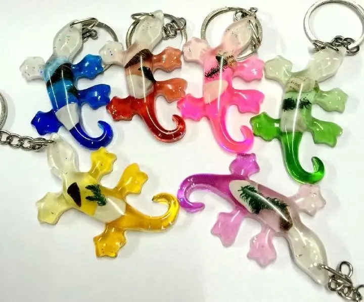 12 шт. персонализированный брелок в виде крутой ящерицы морской звезды ракушки