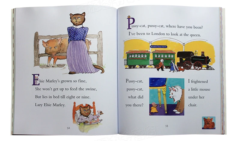 Английская моя первая мама Гусь дети Классическая Детская рифма песня картина