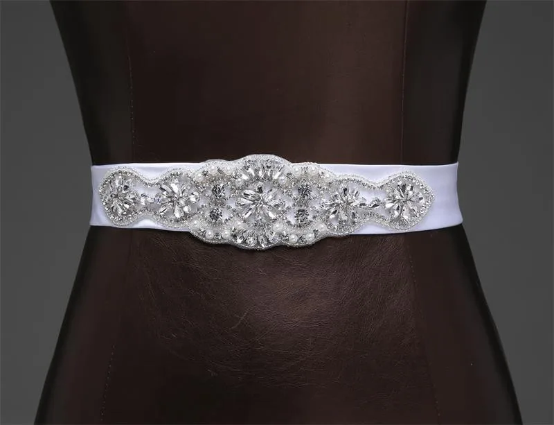 Длинный ремень для платья и аксессуары. Белый слоновая кость красный ткань