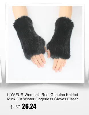 LIYAFUR новые женские натуральная кролика рекс мех животных зимние теплые наушники