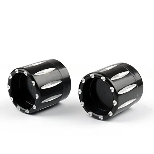 Аксессуары для мотоциклов 2 шт. черная гайка на переднюю ось крышка крышки Harley