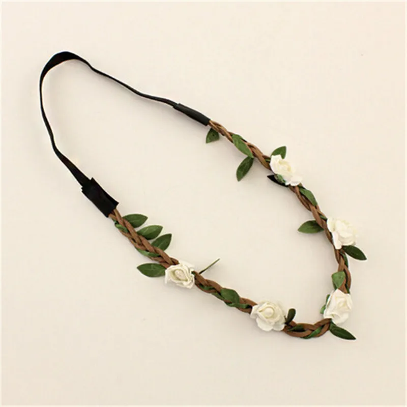 2016 Горячая тиара Аксессуары Для Волос зеленый белый Женщин Люкс Богемия Пляж