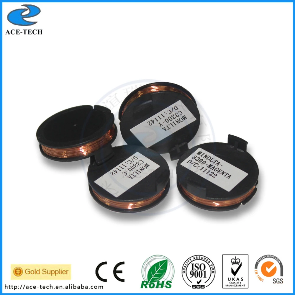 Совместимый чип для тонера OEM цветного лазерного принтера Konica Minolta Magicolor 3300 сброс