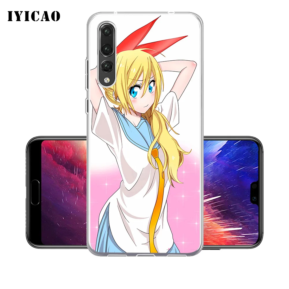 IYICAO Nisekoi Мягкий силиконовый чехол для телефона Huawei P30 P20 Pro P10 P9 P8 Lite P Smart TPU