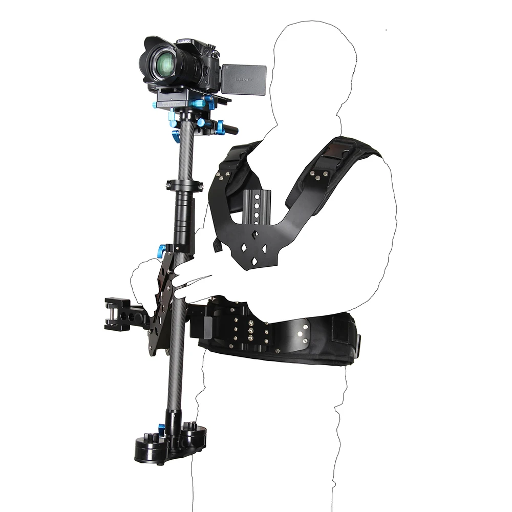 Дизайн gimbal Стабилизатор Steadycam гироскоп steadicam жилет с двойной handel для цифровой видеокамеры dslr