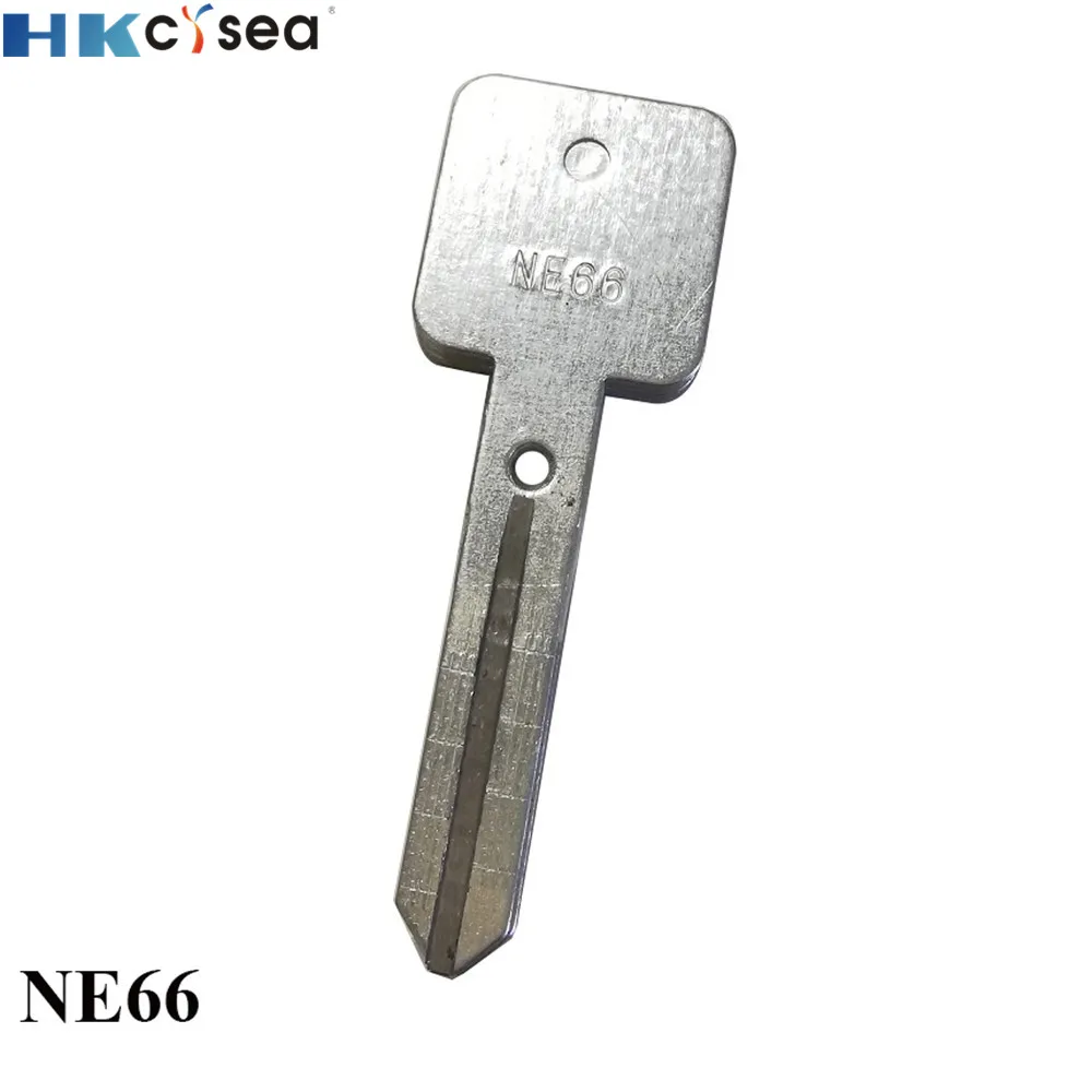 NE66 10 шт./лот Lishi 2 в 1 ключ резак Выгравированный линейный Заготовка ключа замка зажигания автомобиля лезвия со шкалой режа зубы HU64 HY20 HON66 HU58 HY20R NE66 - Цвет: NE66