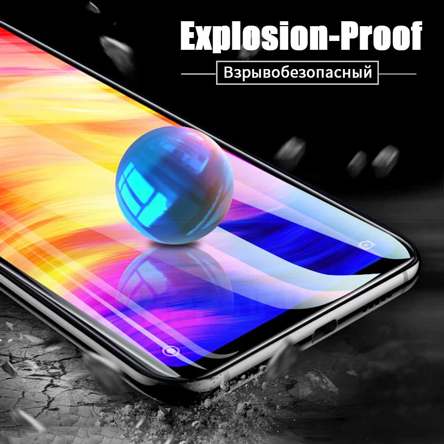 Защитное стекло закаленное 6D для Xiaomi Mi 9/8/SE/A2 Lite/Redmi Note 7/6/5 Pro/Pocophone F1|Защитные стёкла