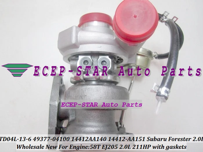 Турбо для SUBARU Impreza 98 03 58T EJ205 2.0L 211HP TD04L 49377 04100 4937704100 14412AA140 14412 AA140|turbo fan|turbo accordturbo rebuild |