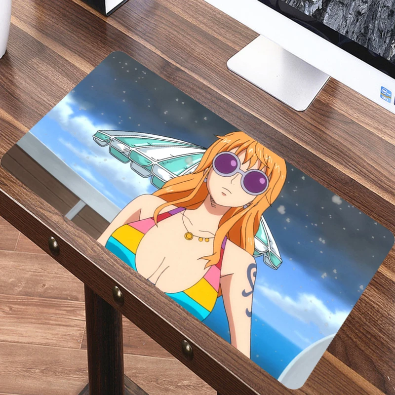 SIANCS один кусок 80x40 см большой XL коврик для мыши Противоскользящий Luffy аниме
