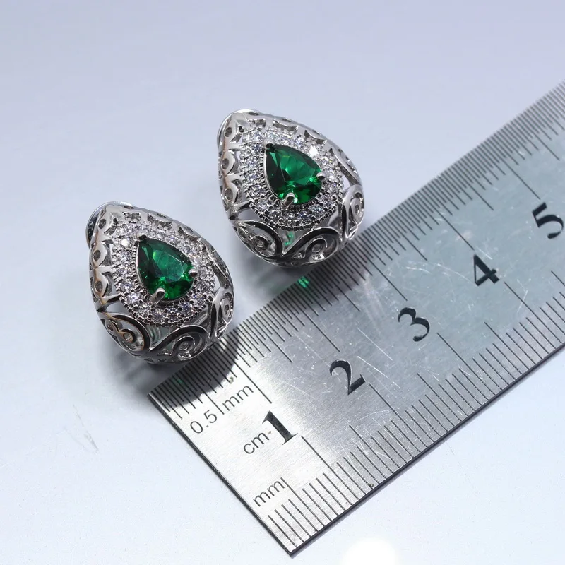 Набор ювелирных украшений Z119 для женщин комплект из 4 сережек и кольца