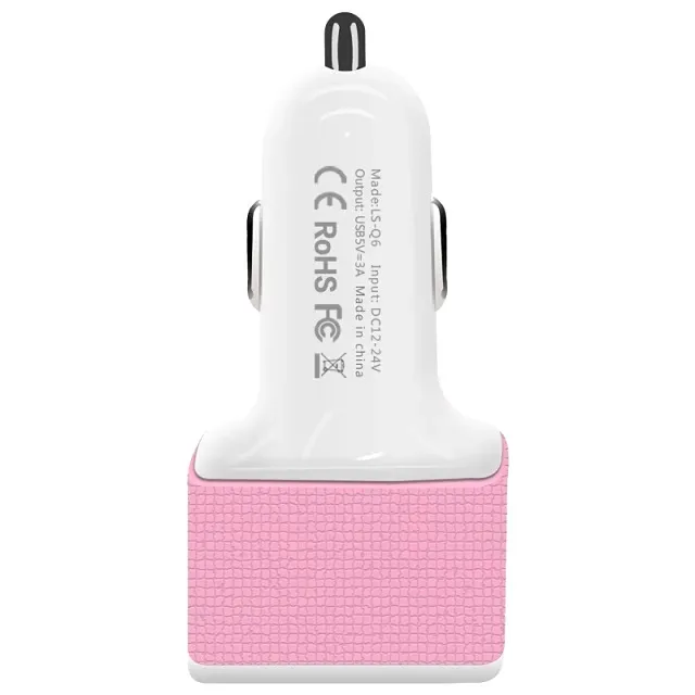 Быстрое зарядное устройство для автомобиля 5 В 3 usb порта автомобильное Iphone 7 6 Micro