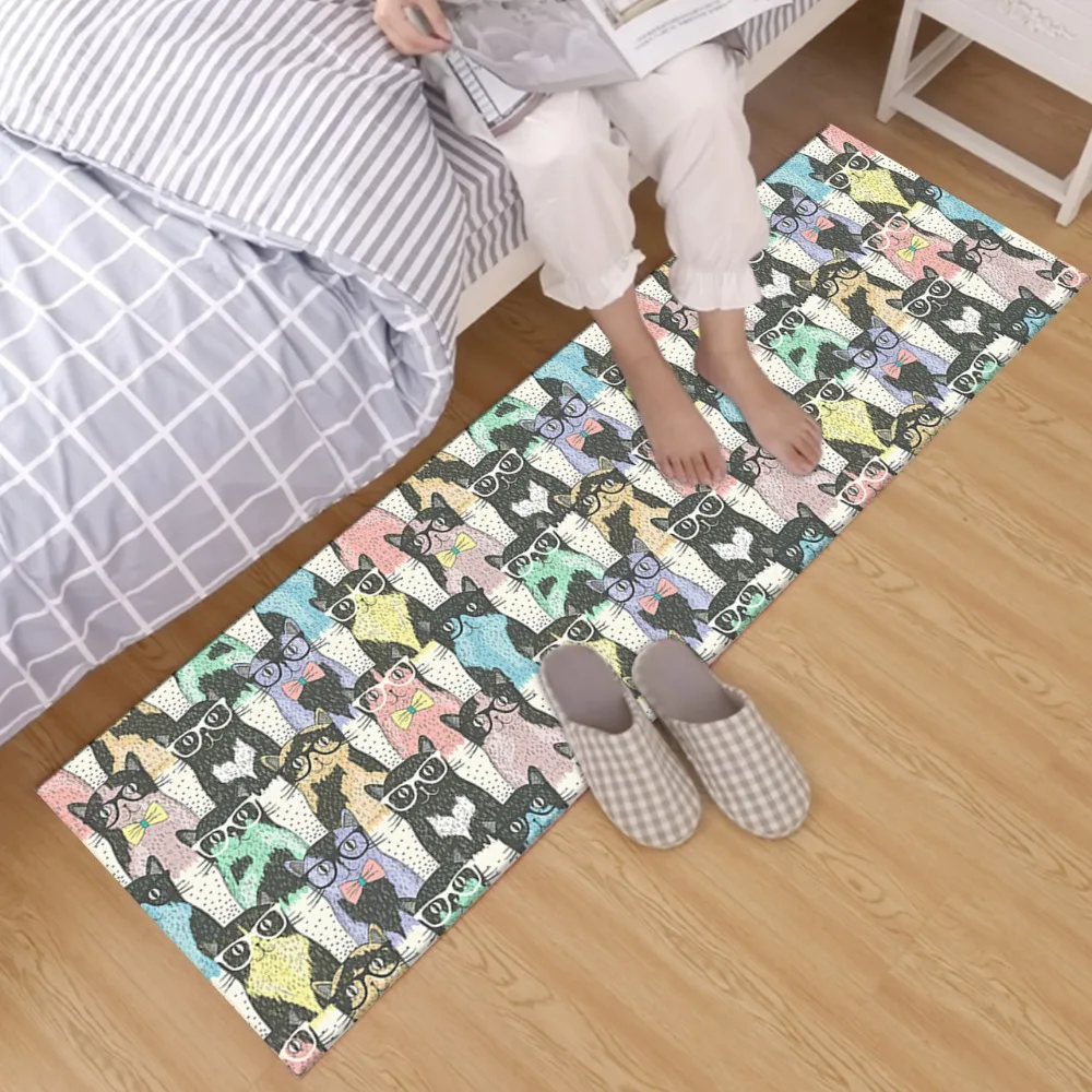 Хипстер милые кошки для детей коврики и ковры Детская домашняя подушка гостиной
