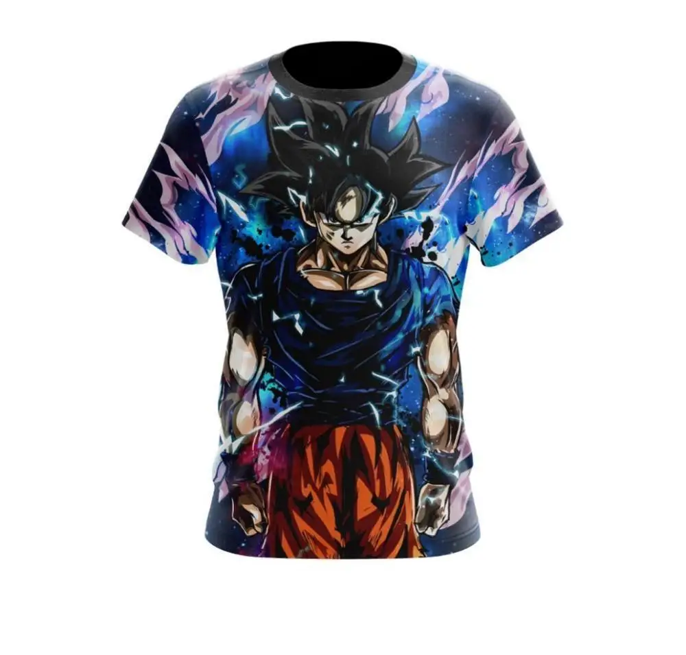 Футболка с принтом Ultra Instinct Goku новинка 2019|Мужские футболки| |