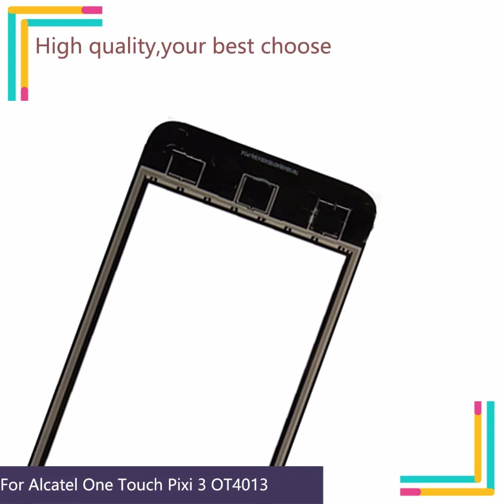 

10Pcs/lot For Alcatel One Touch Pixi 3 4013D 4013 OT4013 Touch Screen Touch Panel Sensor Digitizer Front Glass Touchscreen