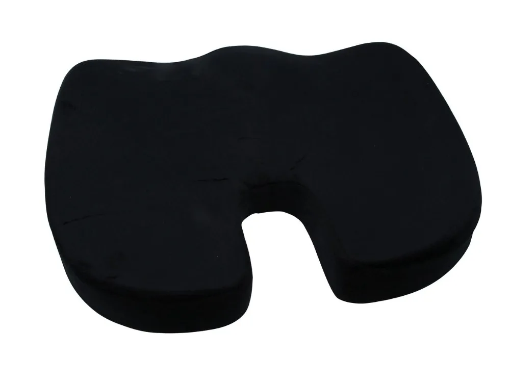 Ортопедическая подушка для сиденья Black Coccyx поддержки поясницы удобная офисная из