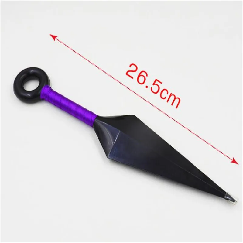 purple Аниме Наруто ниндзя Узумаки кунай шурикен Метательное оружие реквизит игрушка для косплея A758 - Цвет: purple