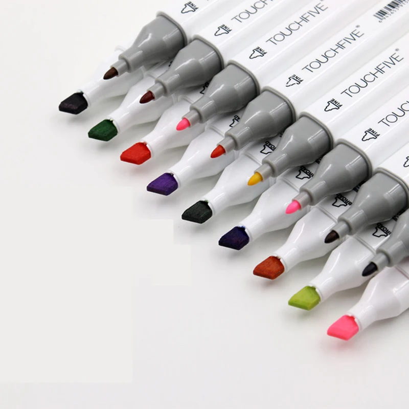 

TouchFive 80 Colors Art Markers Pen Set Dual Head Oily Alcohol Based Sketch Markers For Drawing animation Art Supplies