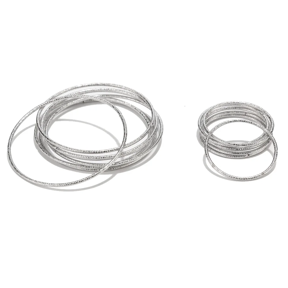 10pcs Silver Tone Link Rings 30mm/50mm Stainless Steel Round Closed Dangle Circle O Ring Charm Connectors