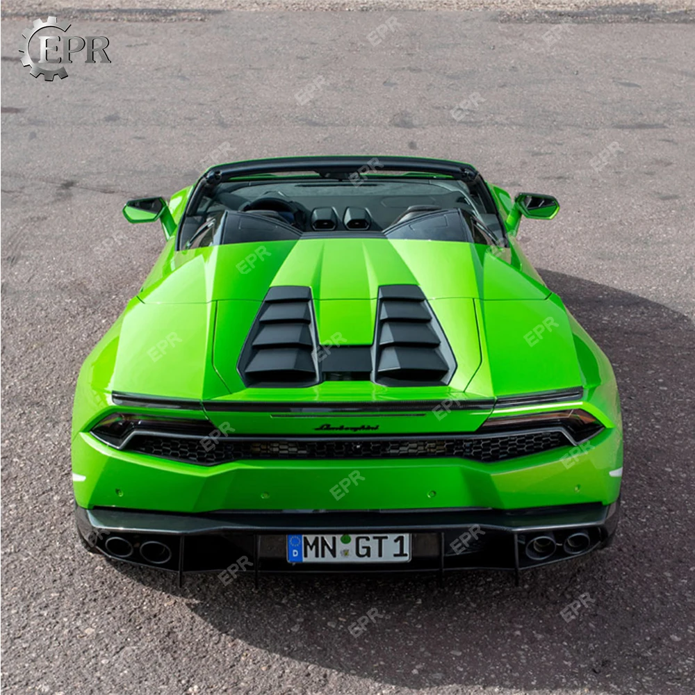 Сухое карбоновое крыло для Huracan LP610(2014 +) углеродное волокно задняя крышка утки