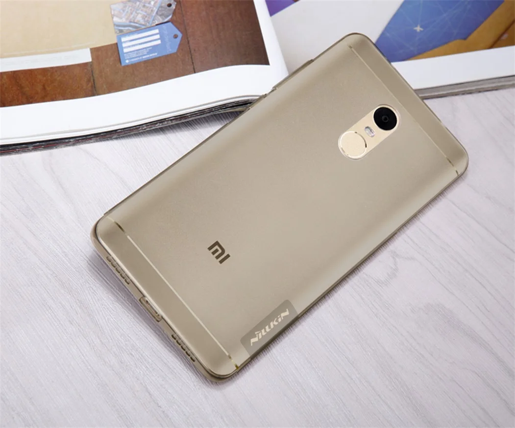 Для Xiaomi Redmi Note 4 Чехол Note 4X чехол Nillkin природа прозрачный мягкий кремний ТПУ протектор задняя чехол для Redmi Note 4X