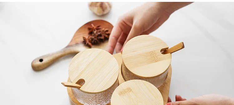 Прозрачная бутылка для специй, многоразовая банка для соли и перца, бутылка для хранения приправ, миска для кухни, стеклянная коробка для приправ LY510