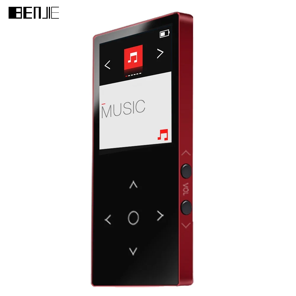BENJIE 8G сенсорные клавиши Bluetooth MP3 плеер 8 мм тонкий музыкальный плеер MP3-плеер Поддержка bluetooth FM Электронная книга рекордер TF электронная книга