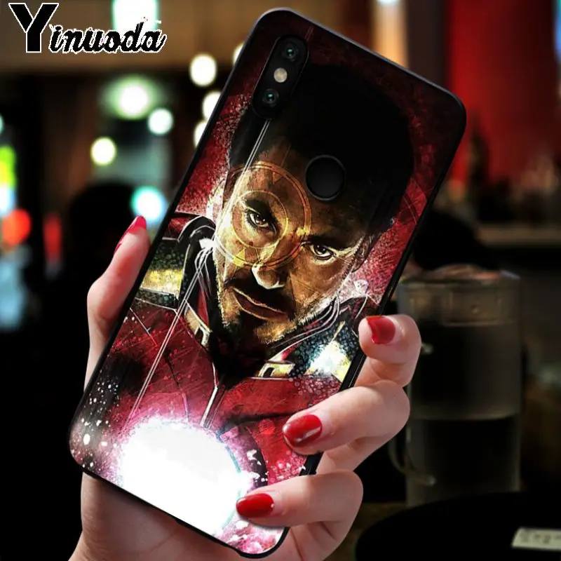 A9 Милые Чехлы для телефона Yinuoda Tony Stark Marvel iron man для xiaomi redmi 7 5plus 6pro 6a 4x go note5 note7 note8pro mi8se 9se - Цвет: A9