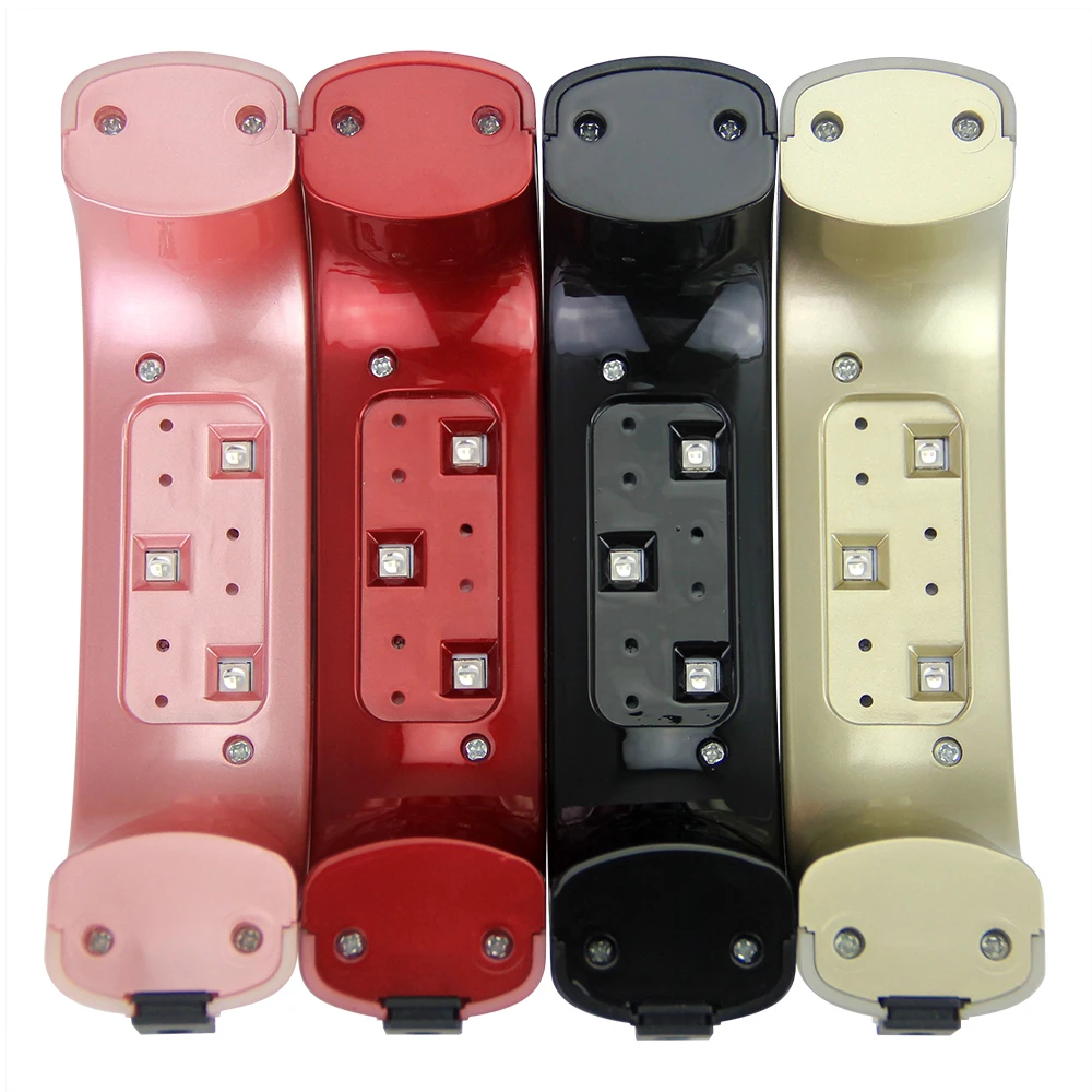 Lke Новые 9 Вт Мини светодиодный УФ гель отверждения Лампы для мотоциклов сушилка