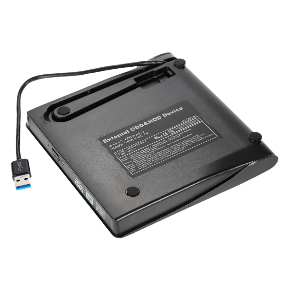Ультратонкий портативный чехол для DVD плеера USB 3 0 SATA 9 5 мм внешний оптического