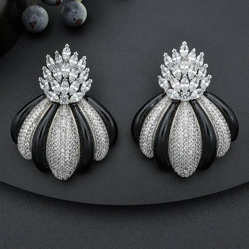 ModemAngel Luxury Brand Deetle Design Cubic Zirconia Pave Engagement Bracelet Earrings Jewelry for Women | Украшения и аксессуары