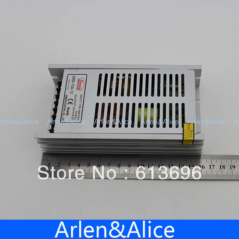 Ультратонкий одновыходной импульсный источник питания для светодиодной ленты 100