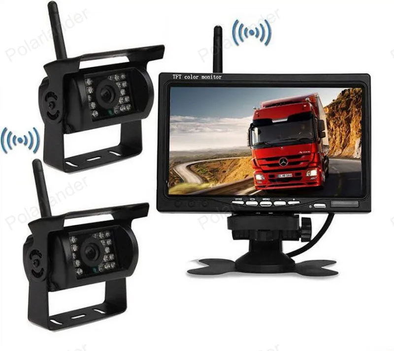Монитор для парковки автомобиля беспроводная камера заднего вида с ночным
