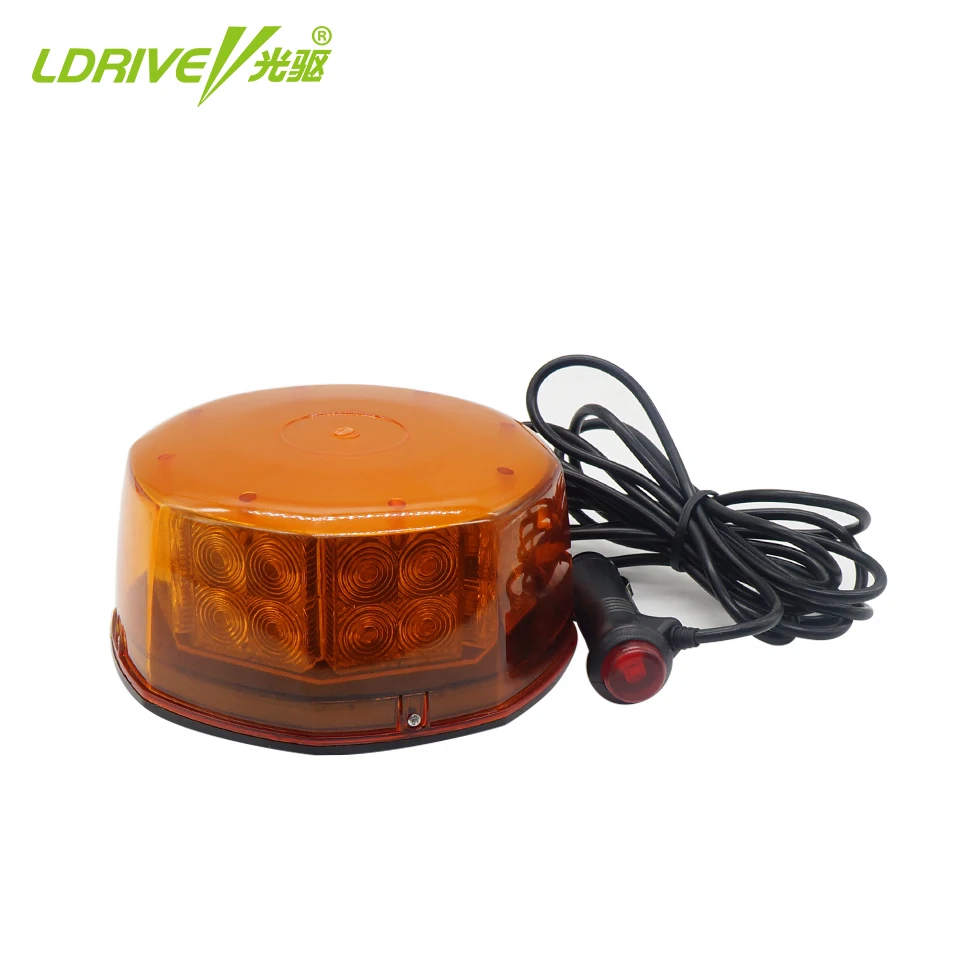 LDRIVE сильный магнит флэш тире светодиодный желтая лампа школы Полиции Маяк