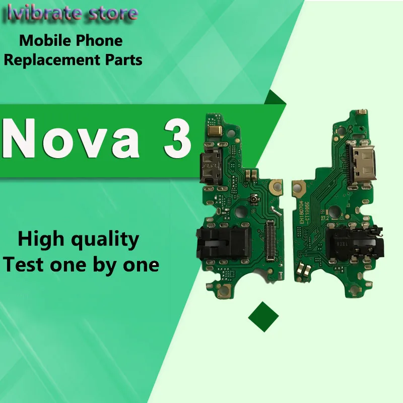 

Новинка для Huawei Nova 3 USB зарядное устройство Порт платы гибкий кабель крышка для Huawei Nova3 Nova 3 док-коннектор, зарядный порт для ремонта платы