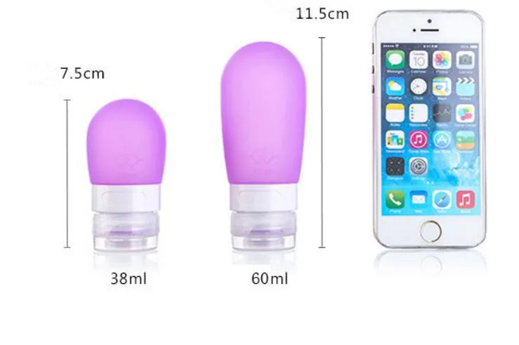 1 шт. бутылка для эмульсионного пресса силиконовая путешествий портативная