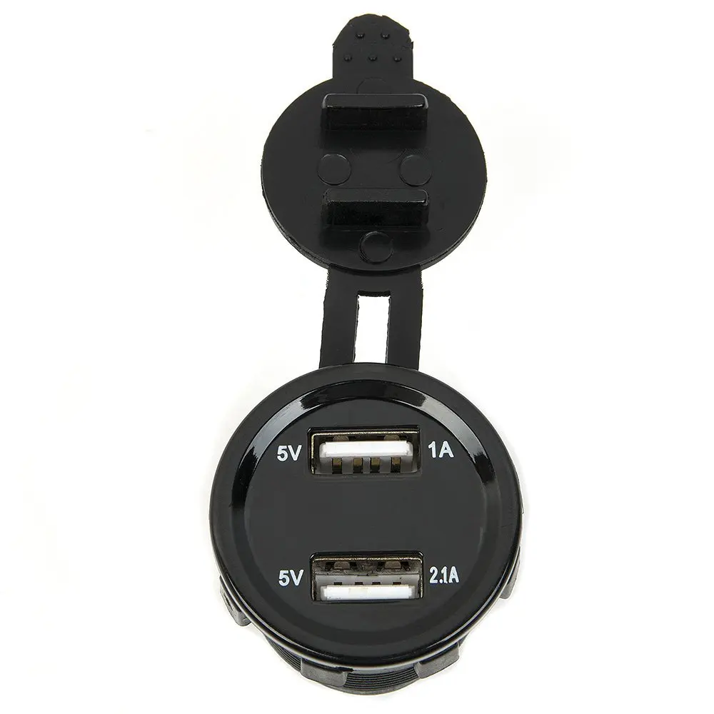Универсальная автомобильная/мотоциклетная розетка 5 В/3 1 а с двумя USB-портами и