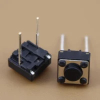 yuxi 1pcs tactile switch momentary tact 6x6x4 3 664 3mm middle pin 2pins