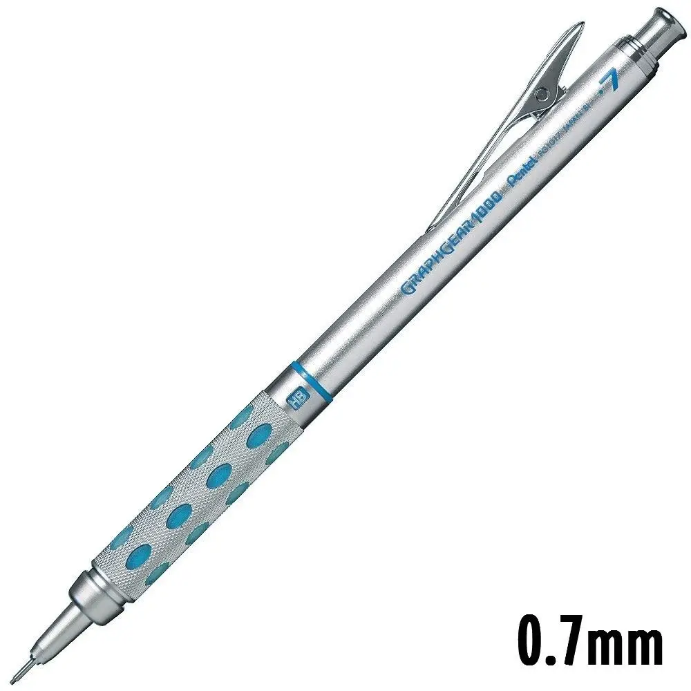 Pentel GraphGear 1000 Алюминий баррель высокое качество составление механический карандаш 0,3/0,5/0,7/0,9 офисные и школьные принадлежности
