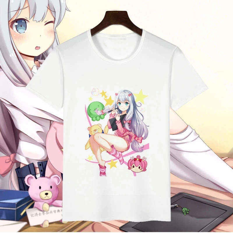Бесплатная доставка футболки Аниме &quoteromanga Sensei&quot маскарадные костюмы Sagiri Izumi