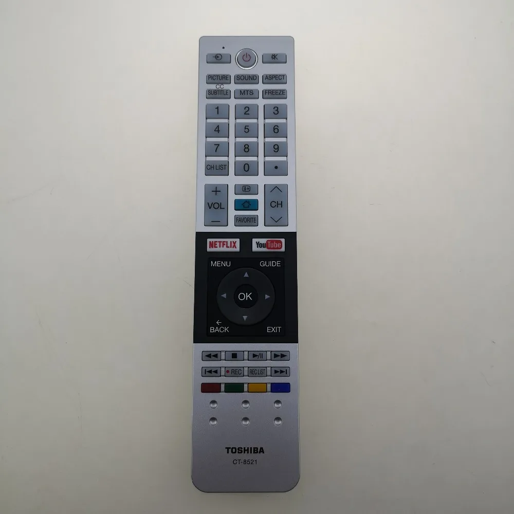 Новый пульт дистанционного управления подходит для toshiba LCD Smart TV CT-8521controller |