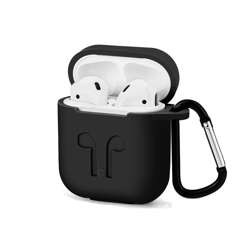 Мягкий чехол для Apple airpods силиконовый протектор с Защита от пыли анти потерянный