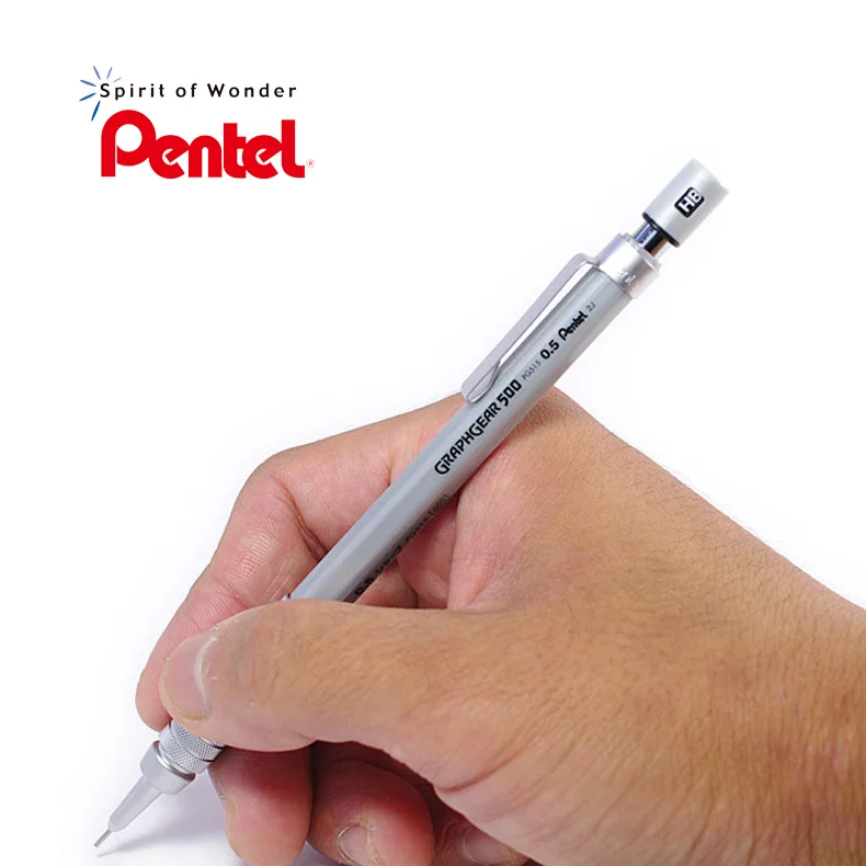 1 шт. Pentel механический карандаш Graphgear Япония portaminas-0,3 мм 0,5 мм 0,7 мм 0,9 мм-PG513