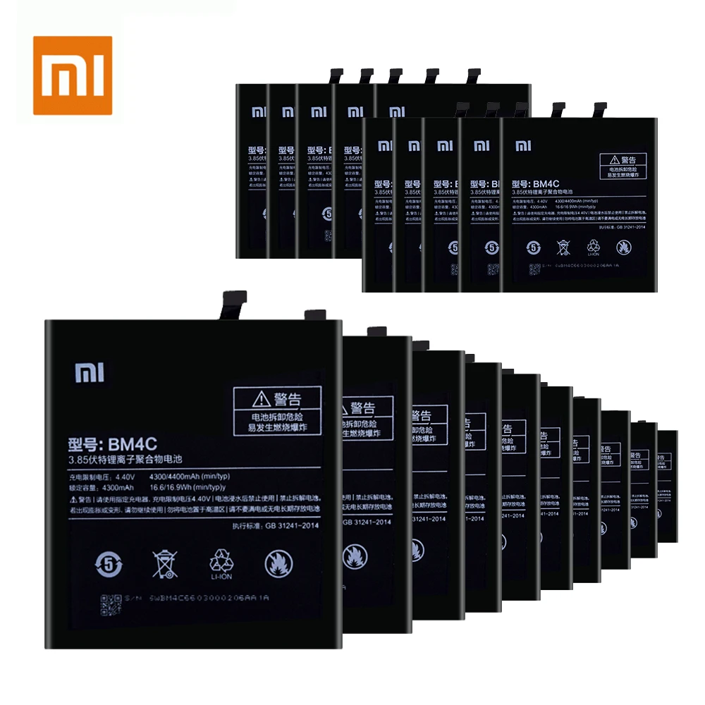 20 шт. оригинальная запасная батарея BM4C для Xiaomi Mi Mix реальная емкость