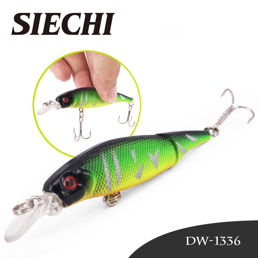 Розничная продажа A + рыболовные приманки разные цвета Кривошип в форме гольяна 95