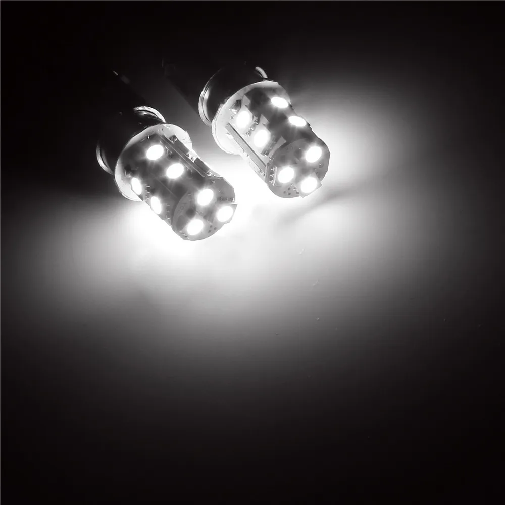 ANGRONG 2X 1156 BA15S 13 SMD 5050 R10W светодиодные Белые Автомобильные фары противотуманные