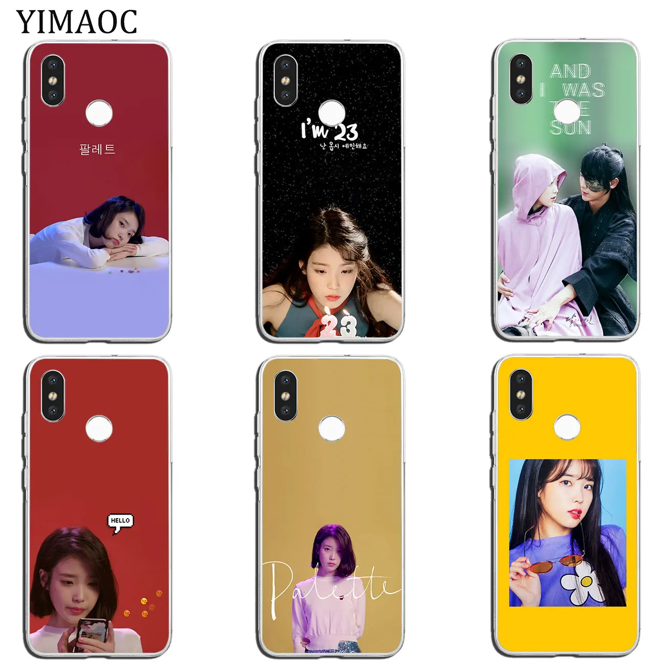 Мягкий силиконовый чехол для телефона YIMAOC kpop singer IU Xiaomi Mi 9 9T CC9 CC9E A3 Pro 8 SE A2 Lite A1 f1 MiX 2S