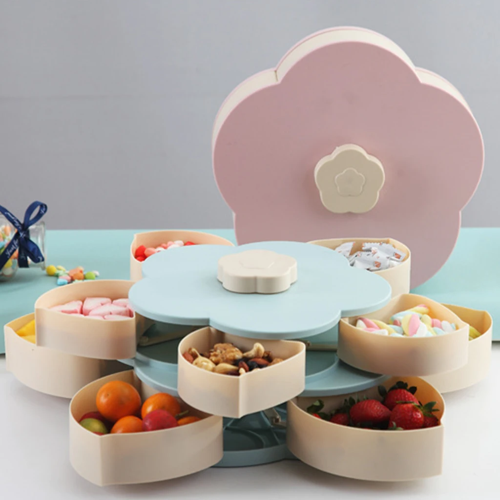 Plastic Storage Box For Seeds Nuts Candy Box Dry Fruits Case Plum Type Snack Container For Kids Protect Fruit Case Organizer Box