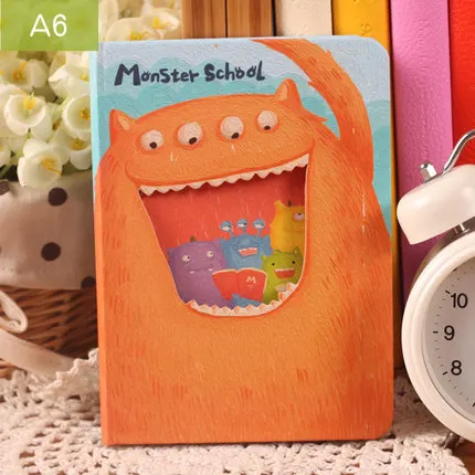 Канцелярские товары мультфильм склеродерм Монстр жесткий дневник tsmip блокнот